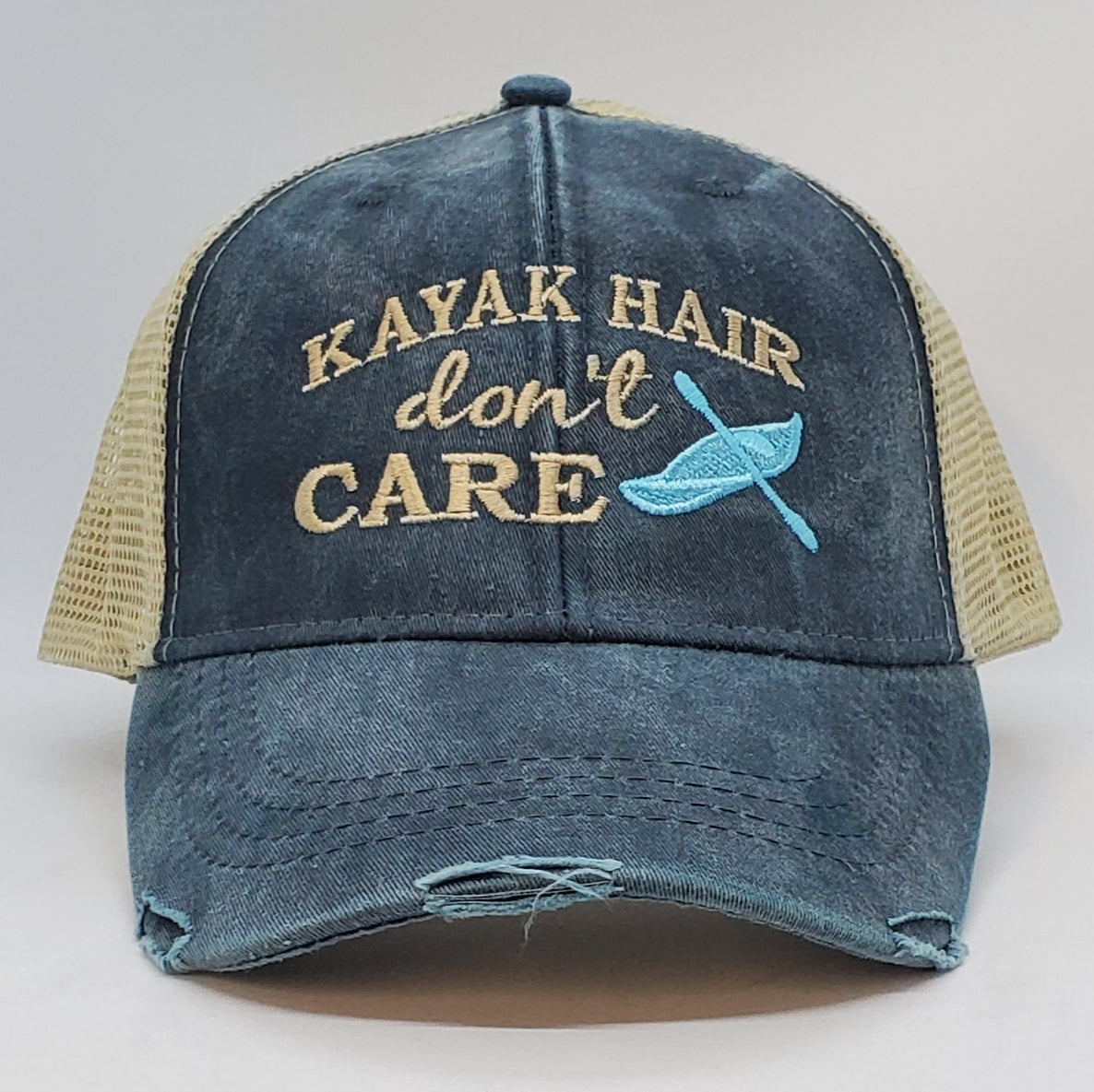 Kayak Hair Don't Care (8 Optional Hat Colors) – Wicked Vine Stitching