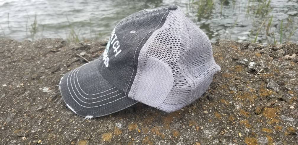 I'll watch for sharks, sharks, low profile cap, distressed cap, beach hat, summer hat, vacation, I'll bring